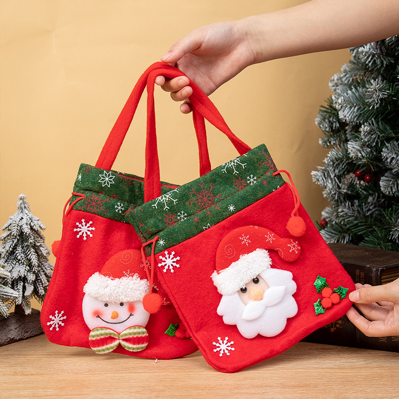 Christmas Gift Deer Antlers Apple Bag Children's Christmas Eve Packaging — image 4
