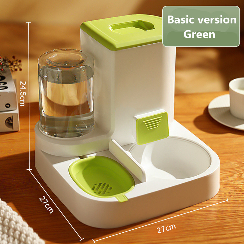 Automatic Cat Feeder Pet Bowls Dispenser Stainless Steel Bowls Cat Dog Pet Feeder Automatic — image 4