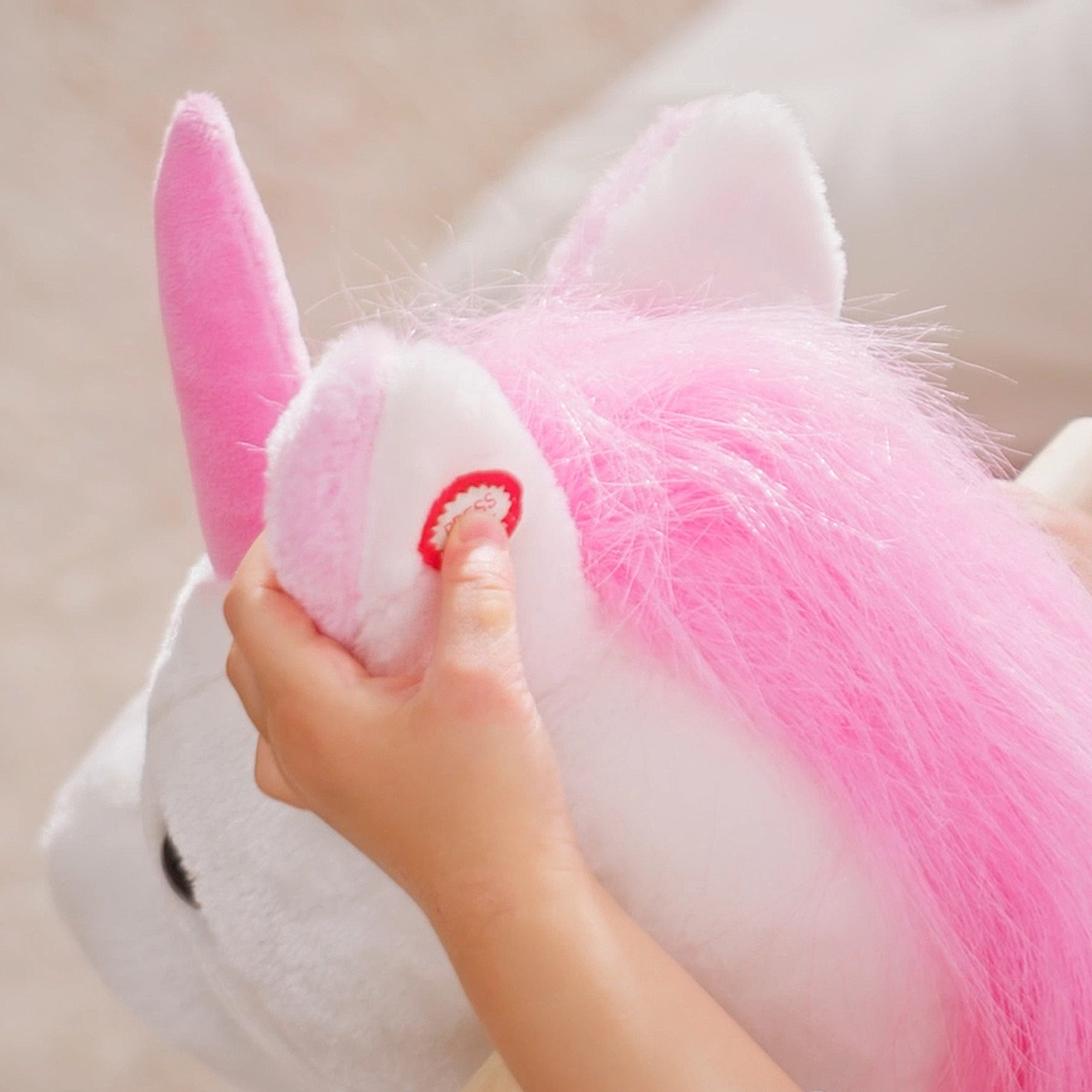 Caballo de Roca Unicornio para Bebés con Canción de Cuna, Sistema de Soporte Resistentes, Juguetes Interactivos para Niños de 18-36 Meses — imagen 4