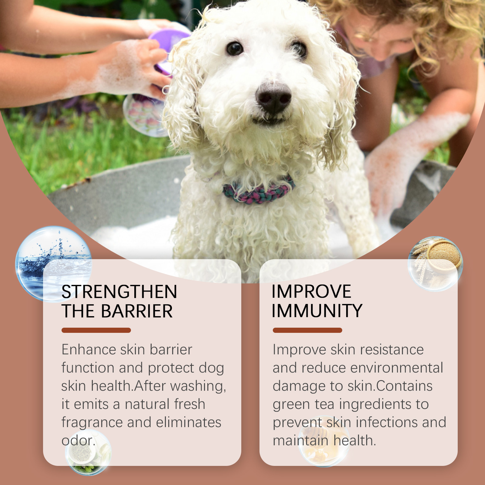 Shampoo For Dogs Gentle Cleansing Shampoo For Dog Hair Moist, Smooth And Tangle-Free — image 6