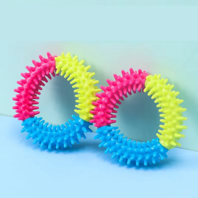 Juguete de goma para perros: divertido, mordible, resistente a mordidas, no tóxico, para perros pequeños, juguetes interactivos de entrenamiento — imagen 2