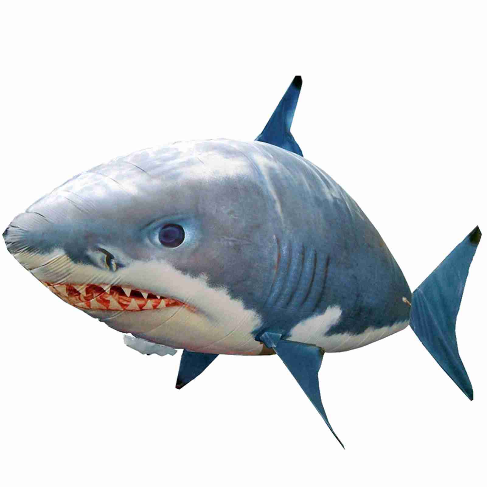 Remote Control Flying Shark Toy Anti Gravity RC Inflatable Shark Balloon Indoor Toy For Birthday Party Xmas Gift Blue — image 1