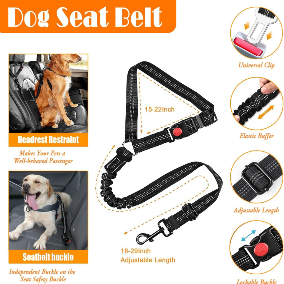 No Pull Dog Harness, Collar & Leash Set, Adjustable Pet Walking Set With Travel Accessories For Dogs — image 3