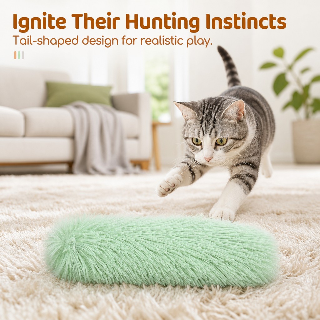 3 Pack Catnip Kicker Toys For Indoor Cats, Soft Plush Cat Kick Stick With Crinkle Paper, Interactive Cat Toy To Stimulate Hunting Instinct, Relieve Boredom — image 3