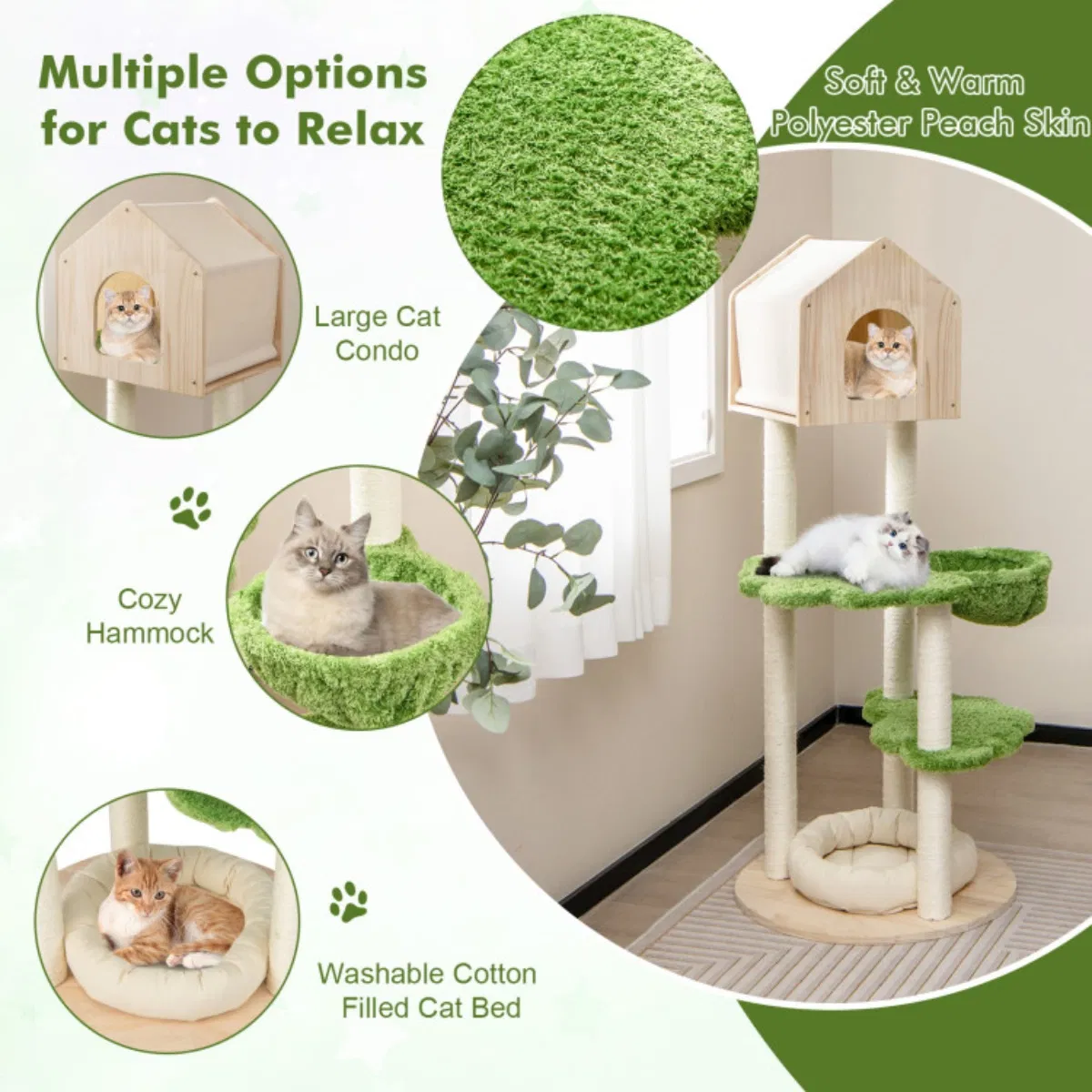 5 story Cat tree, Cat Villa — image 3