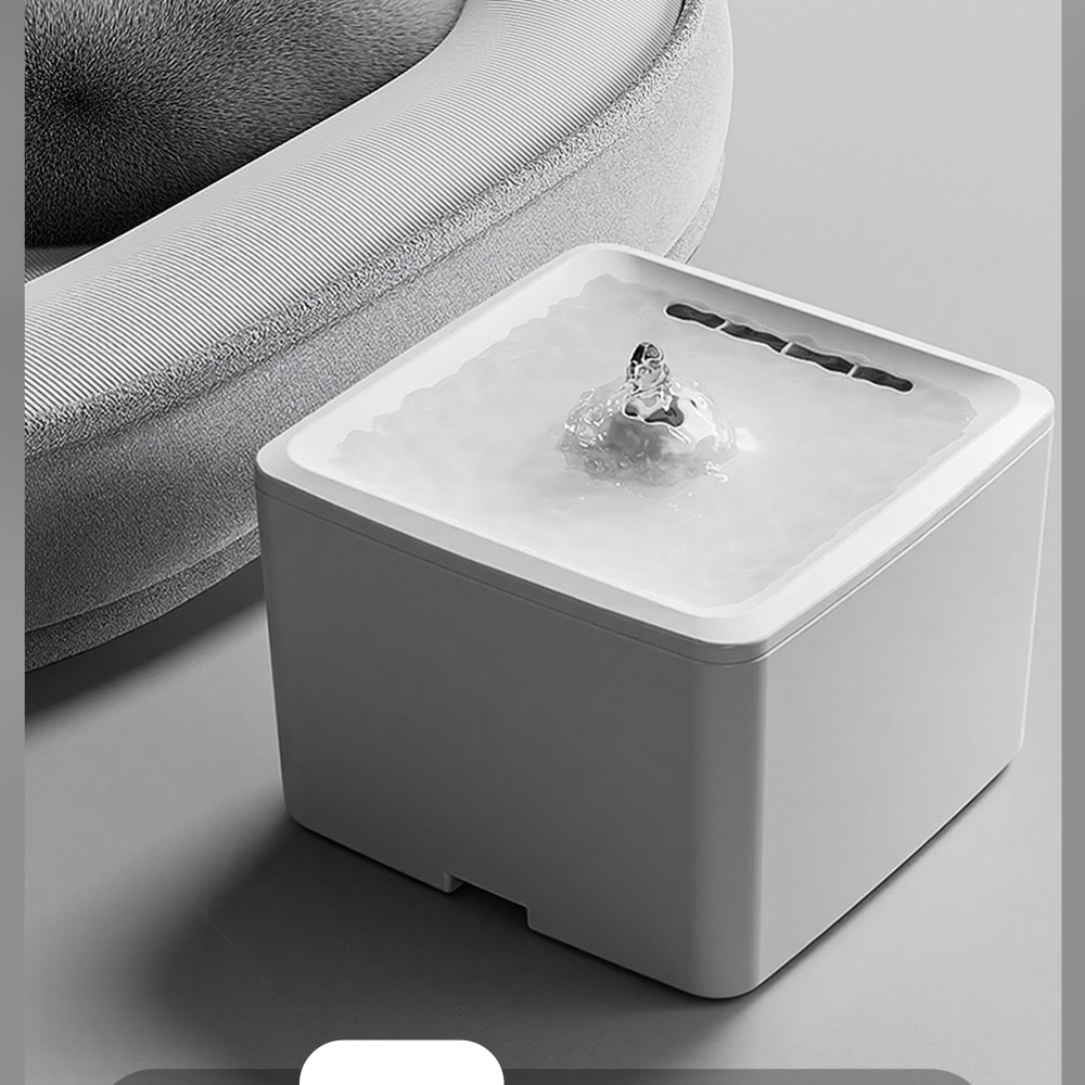 Fuentes de Agua Silenciosas para Mascotas Ultra-Resistentes, 3.800ml Capacidad Grande, Conexión USB Limpieza Fácil Para Gatos y Perros Pequeños — imagen 7