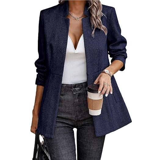 Chaquetón de Mujer con Motivo de Pájaros — imagen 4