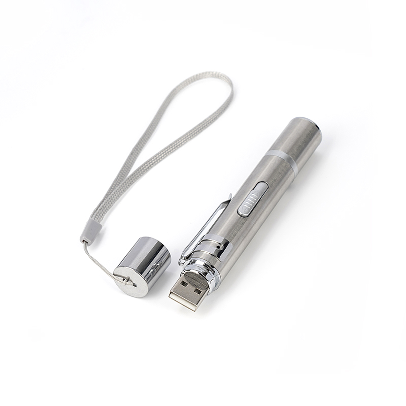 Puntero de Láser para Gatos, Punto Rojo LED Luz Interactiva Juguetes para Perros y Gatos, Rango Largo 5 Modos Proyección de Láser Jaula de Juego para Kitten Entrenamiento Exterior, Cargador USB Recargable — imagen 4
