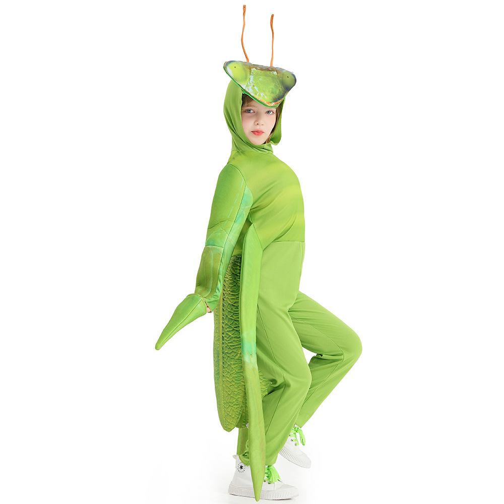 Funny Halloween Kids Animal Role Play Cosplay Costume Mantis Costume — image 4
