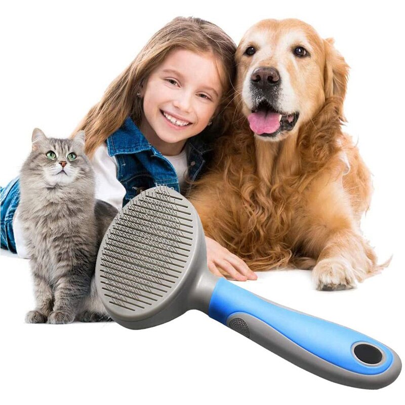 Peluizador para Mascotas con Pelo Largo de Perro Elimina Cepillo para Gato Rasurado y Pérdida de Pelos para Cachorros y Gatos — imagen 5