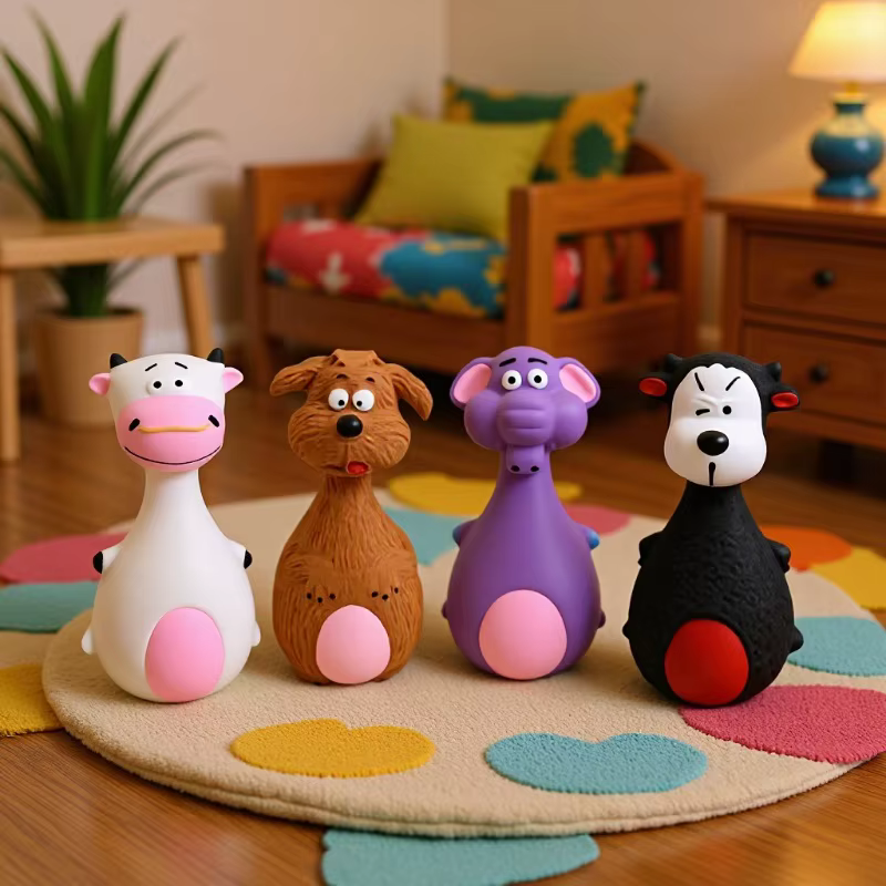 Pet Interactive Throwing Chewing Toys Bite Resistant Dog Play Toys Teeth Cleaning Training Toy for Dogs Puppy — image 1