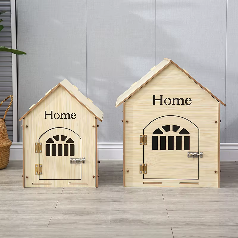 Extra Large House Dog House Outdoor Mat Scratching Board Villa Pet Nest Villa Dog House for Small And Dogs — image 5