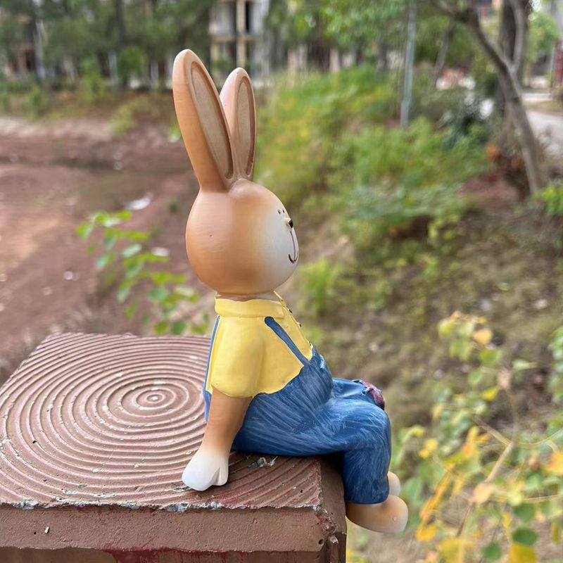 Decoración de Conejitos de Resina — imagen 3