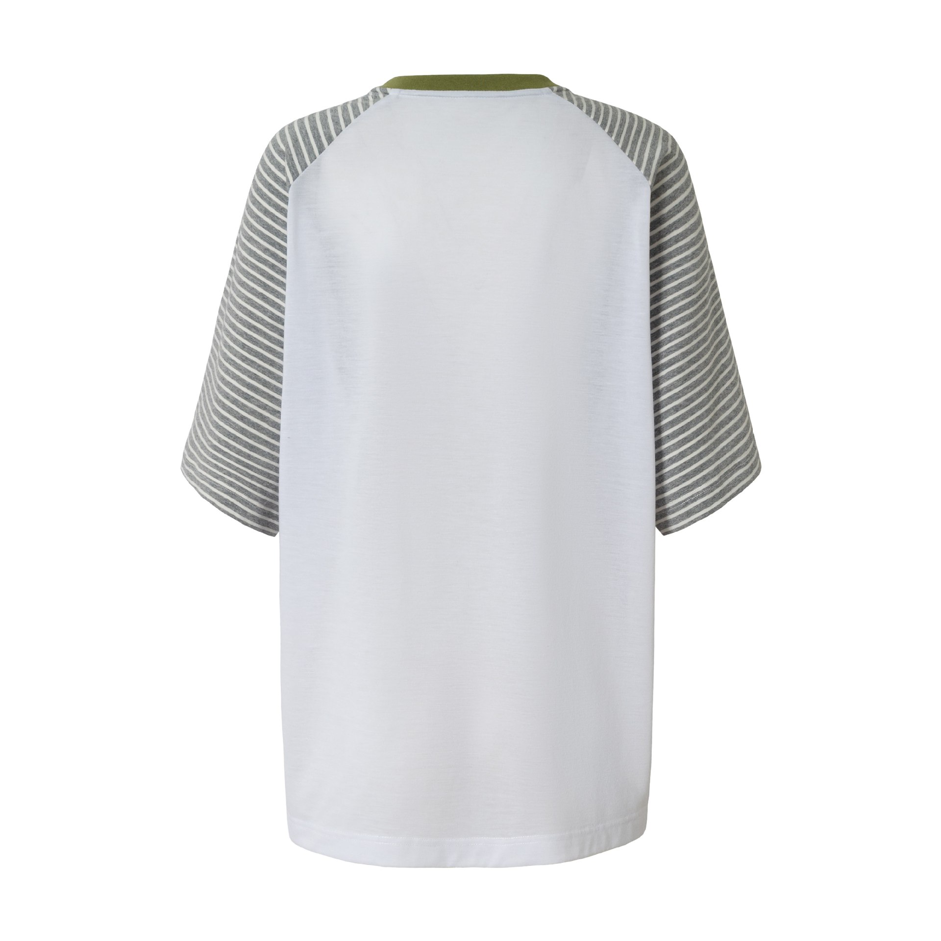 Camiseta de manga corta para gatos con puntos y rayas en forma de rompecabezas — imagen 5