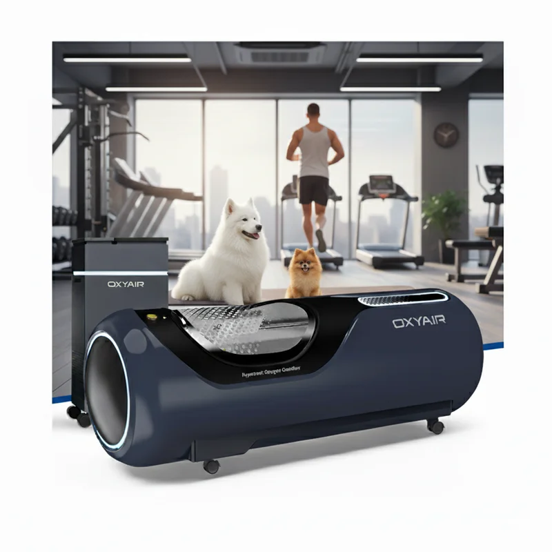 Cámara de Oxígeno Hiperbárico Veterinaria OXYAIR Vet Hard Lying 2.0 ATA para Uso Humano — imagen 1