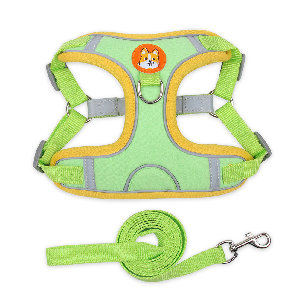 Pet Chest Harness Vest Type Dog Harness Small Dog Rope Reflective Dog Leash — image 7