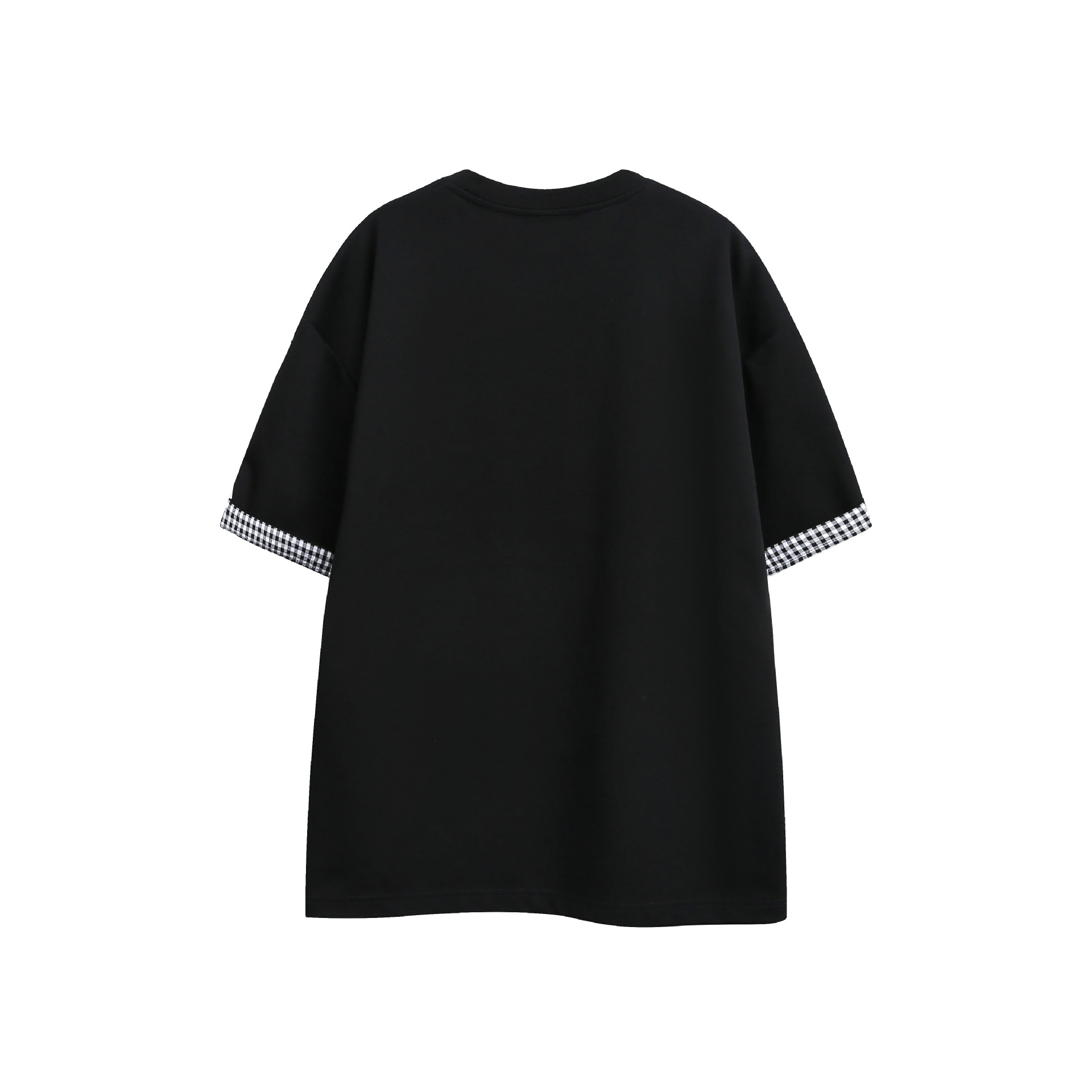 Dog Patch Embroidery Loose Casual Unisex Short Sleeve T-Shirt — image 5