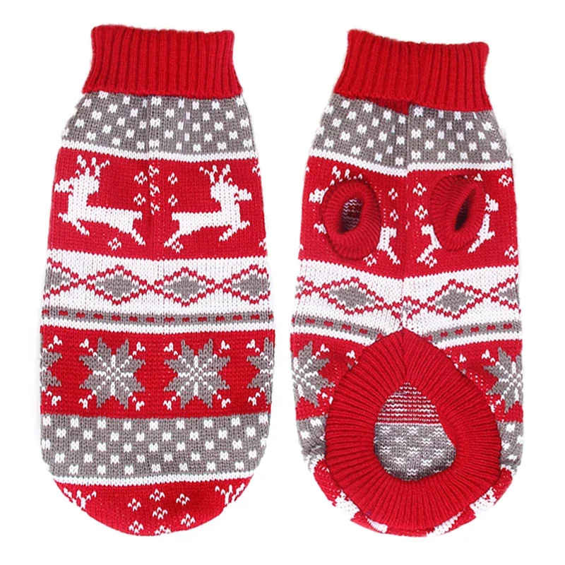 Chaquetón de Invierno para Perros Pequeños y Medianos, Sweater de Lana para Cachorros y Gatos — imagen 10