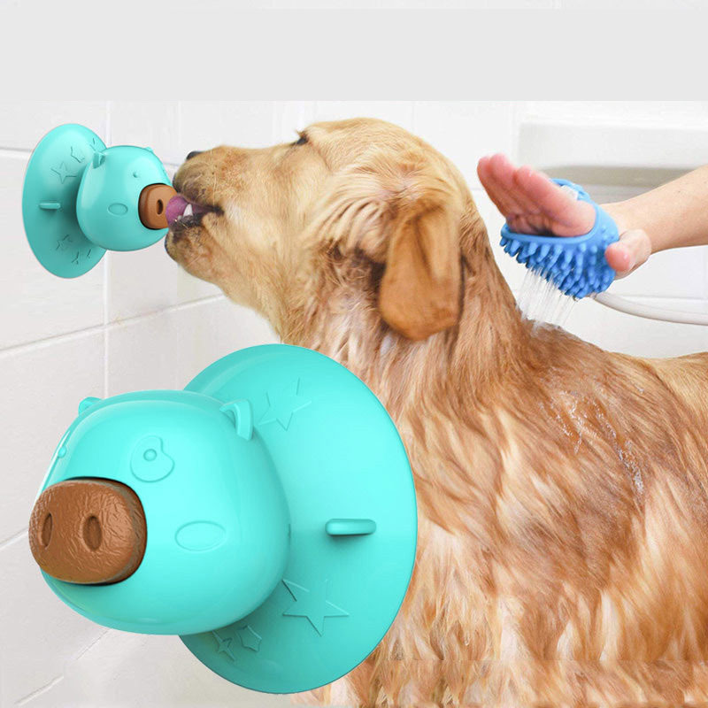 Pet Supplies Licker Plate Molar Cake Educational Bite Resistant Rubber Sucker Dog Toy — image 1