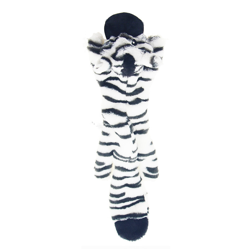 Dog Plush Puzzle Biting Sound Pet Toy Simulation Animal Shape Leather Shell Toy — image 6
