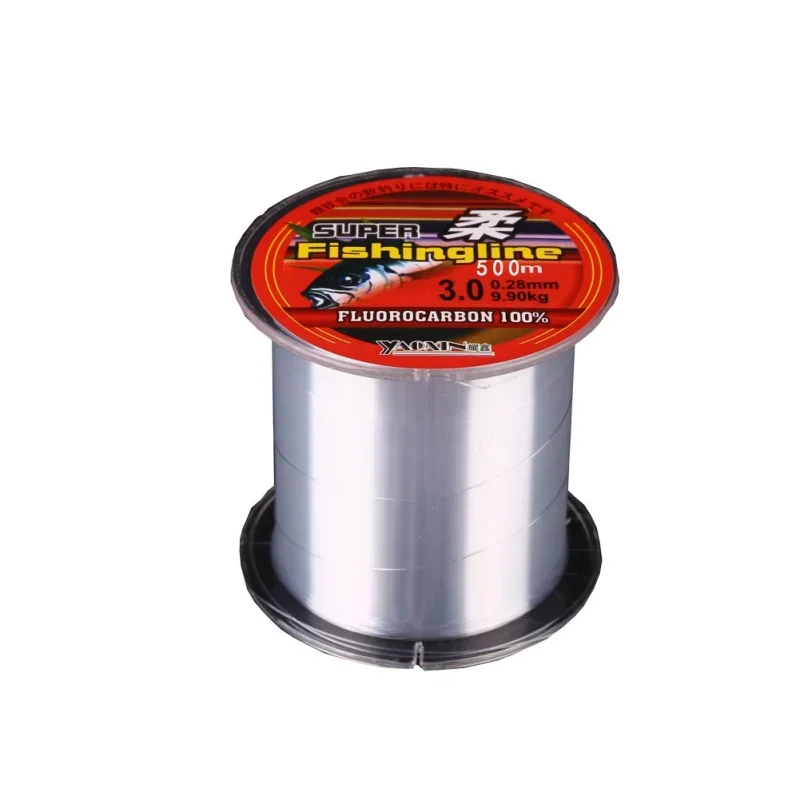 Líneas de Pesca Superfuertes Multifilamento 100/150/200/300/500m Nylon Transparente — imagen 1