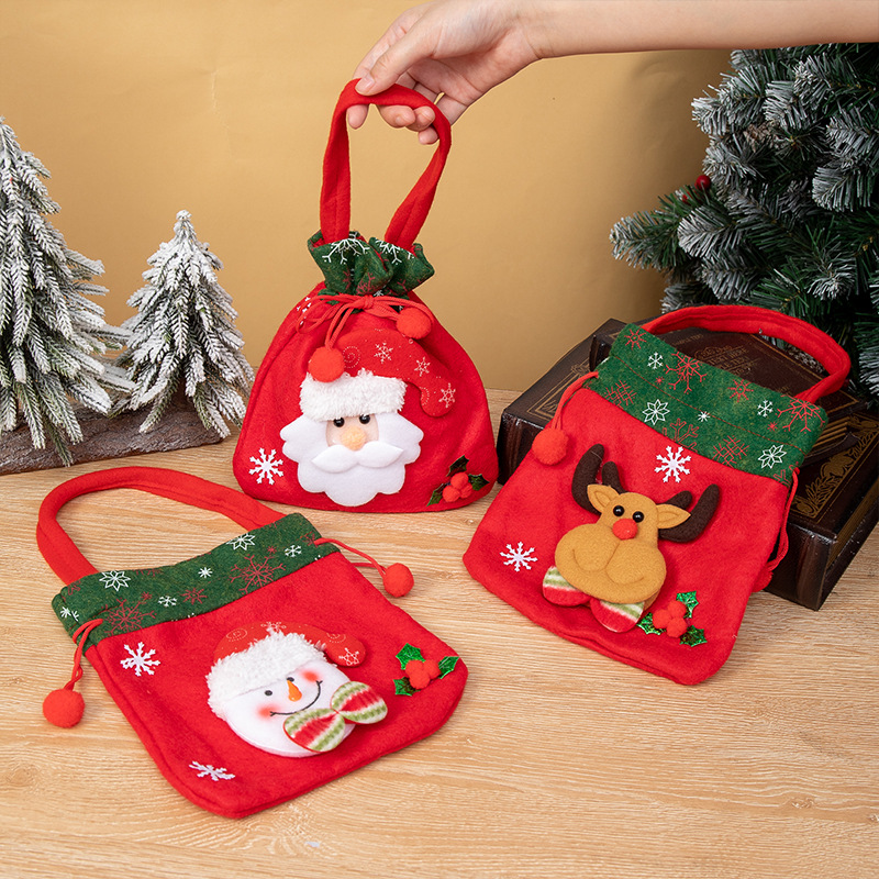Christmas Gift Deer Antlers Apple Bag Children's Christmas Eve Packaging — image 3