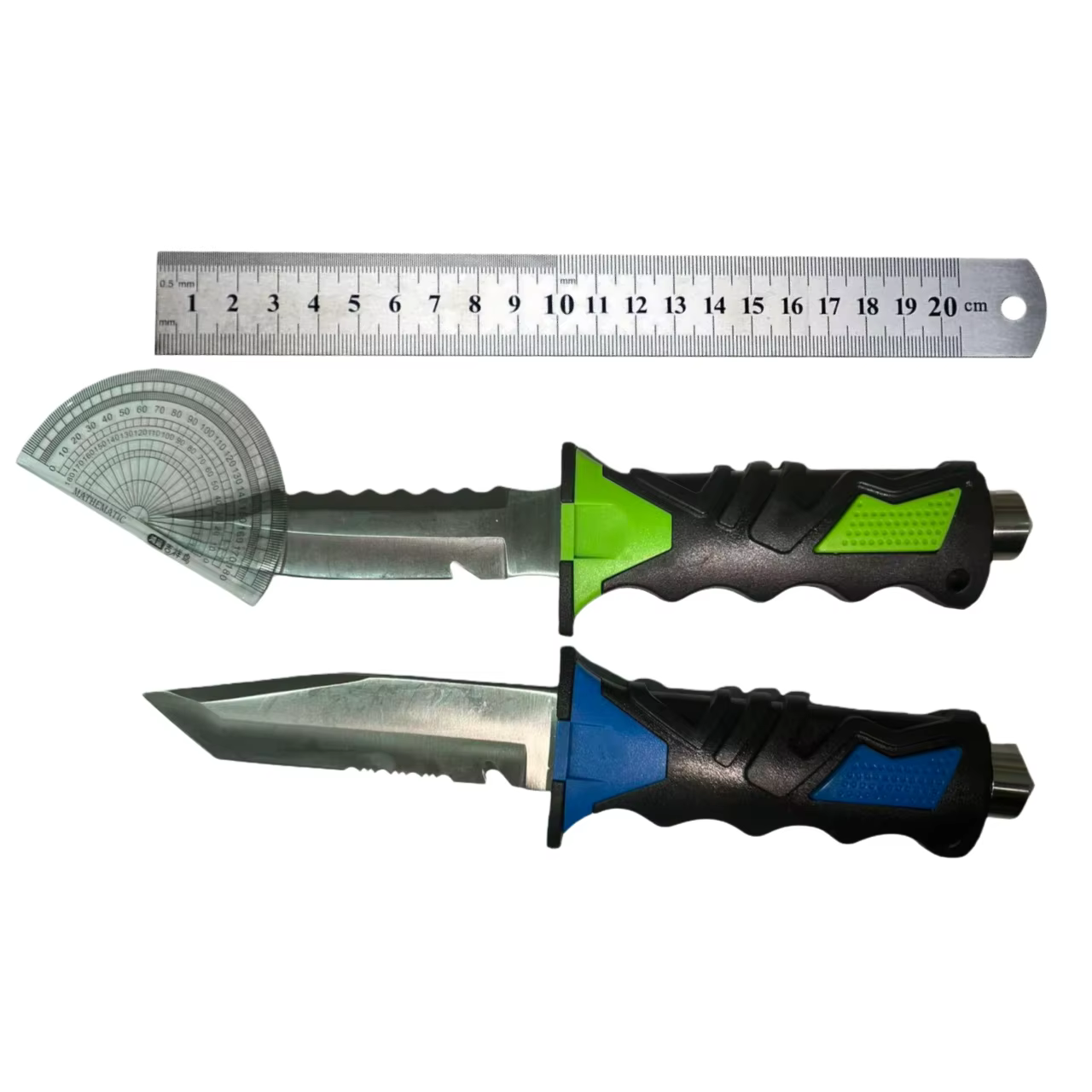 Outdoor Dive Rescue Knife Stainless Steel Leg Straps Emergency Rope Cutter Tactical Fixed Blade for Camping Survival Fishing — image 5