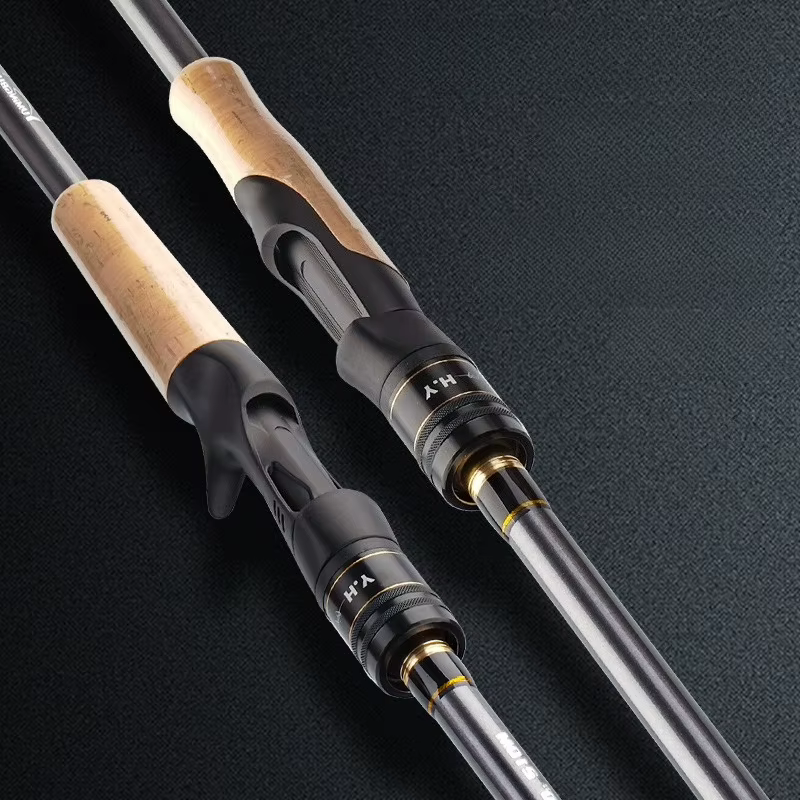Outdoors Carbon Four Section Fishing Lure Rods Portable Scalable Fishing Lure Rod Lightweight Durable Fish Rod Tackle Supplies — image 3