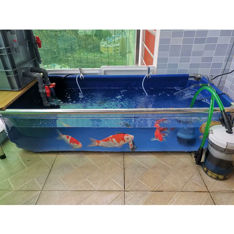 Vokanda Aquarium Fish Tank, 120 Gallon, 480 Liter, 120*80*50cm, 3.9 '* 2.6' * 1.6' — image 1