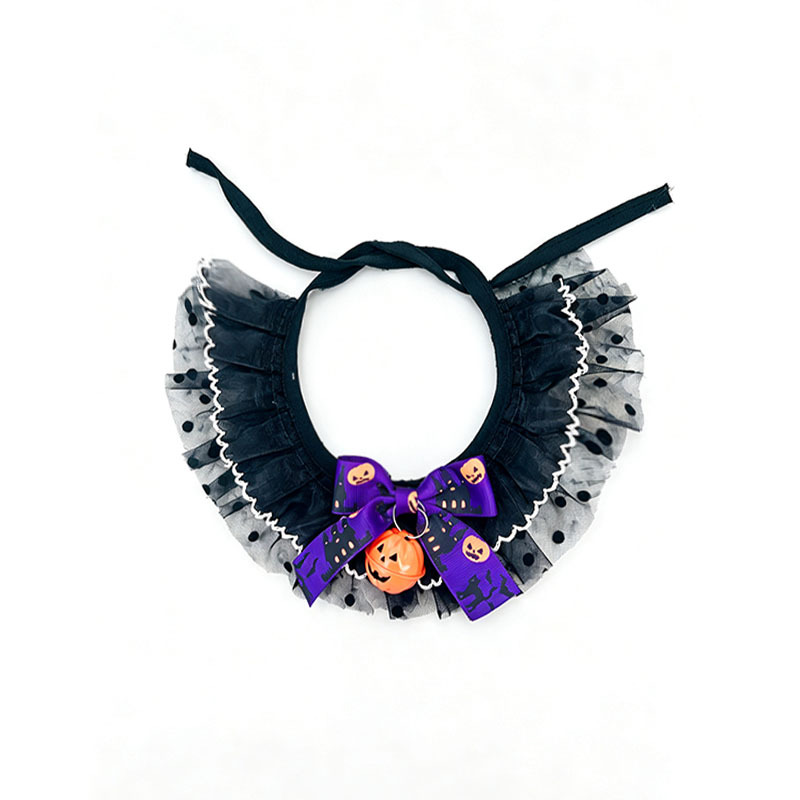 New Cat Bandana Hat Set Halloween Pet Scarf Neckwear Dog Bib Collar — image 8