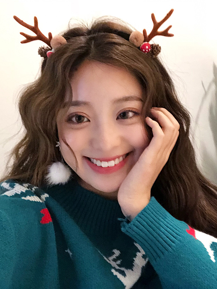 Deer Horn Headwear Hairpin Fairy Christmas Clip Hairpin Photo Taking Hairpin Cute Clip — image 1
