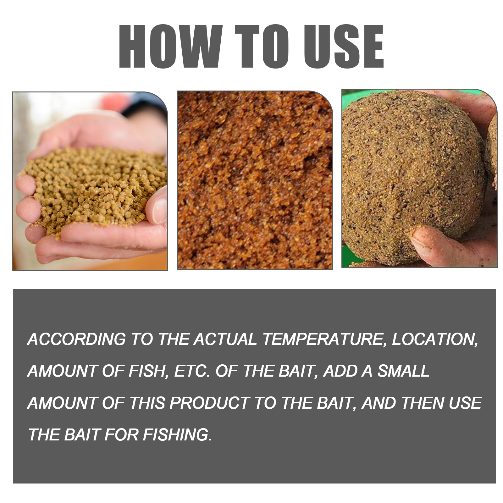 Bait Attractant, Reservoir Bait Fishing Bait Fish Portable Fish Primer — image 8