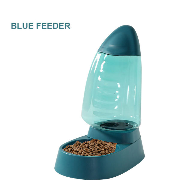 Pet Drinking Water Feeding Bowl Sailboat Type Large Capacity Cat Bowl Dog Food Bowl Can See Through Cat Water Dispenser Dog Bowl — image 8