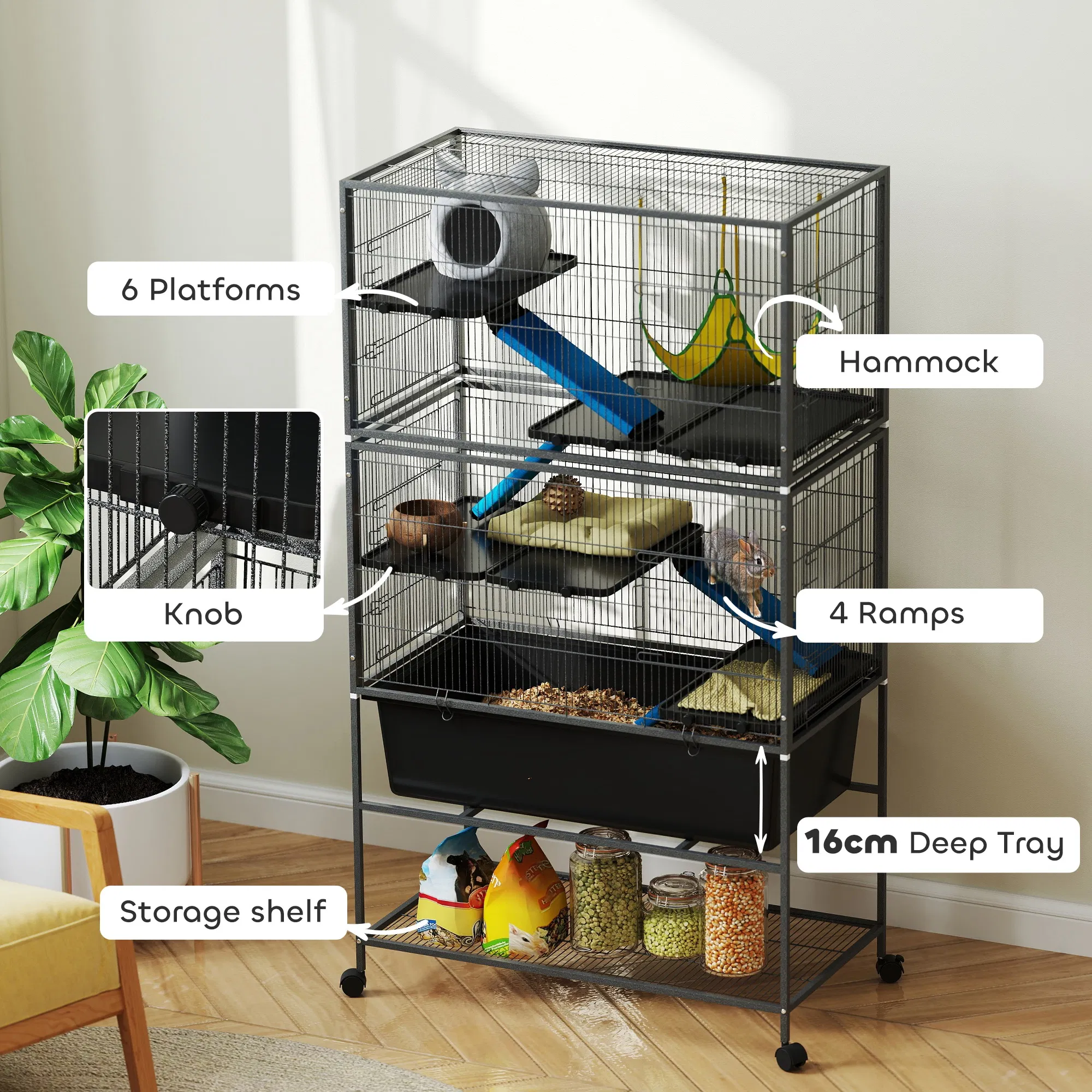 Small Animal Cage /Chinchilla Cage — image 4