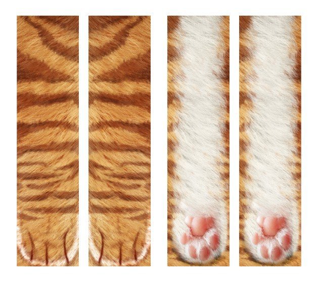 3D Animal Paw Socks Cute Cat Claws Socks Unisex Long Socks — image 1