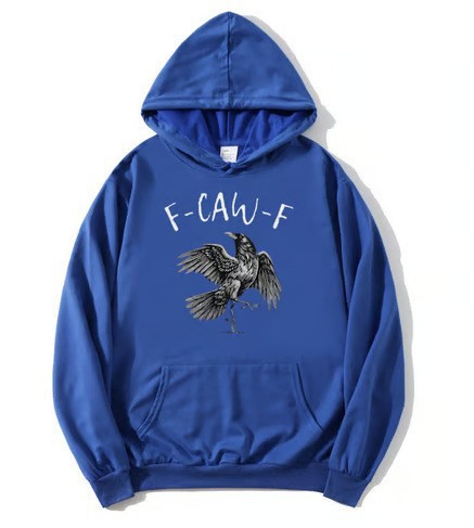 Crow Print Hoodie Sweatshirt Men's Casual Sportswear — image 11
