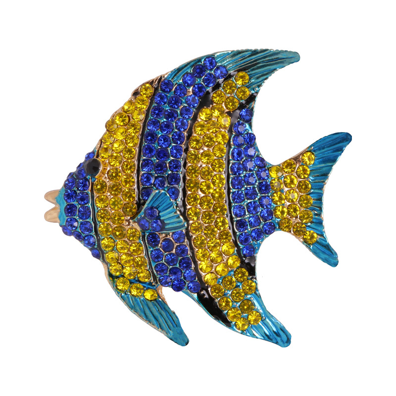 Pino de Moda Diamante para Peces en Aleación Animal — imagen 4