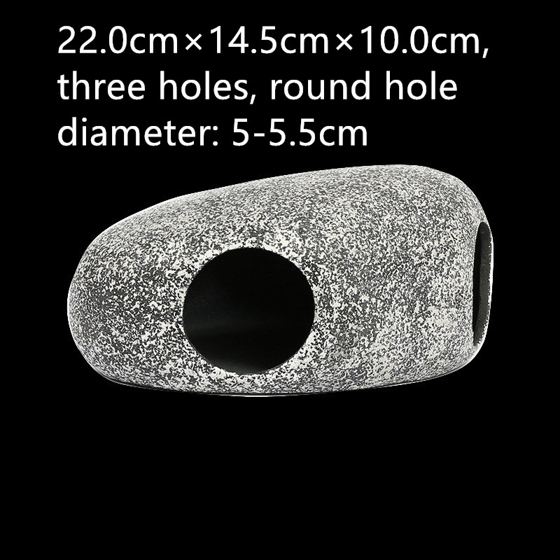 Piedras decorativas para acuario, decoraciones para estanques, criaderos de camarones de cerámica — imagen 2