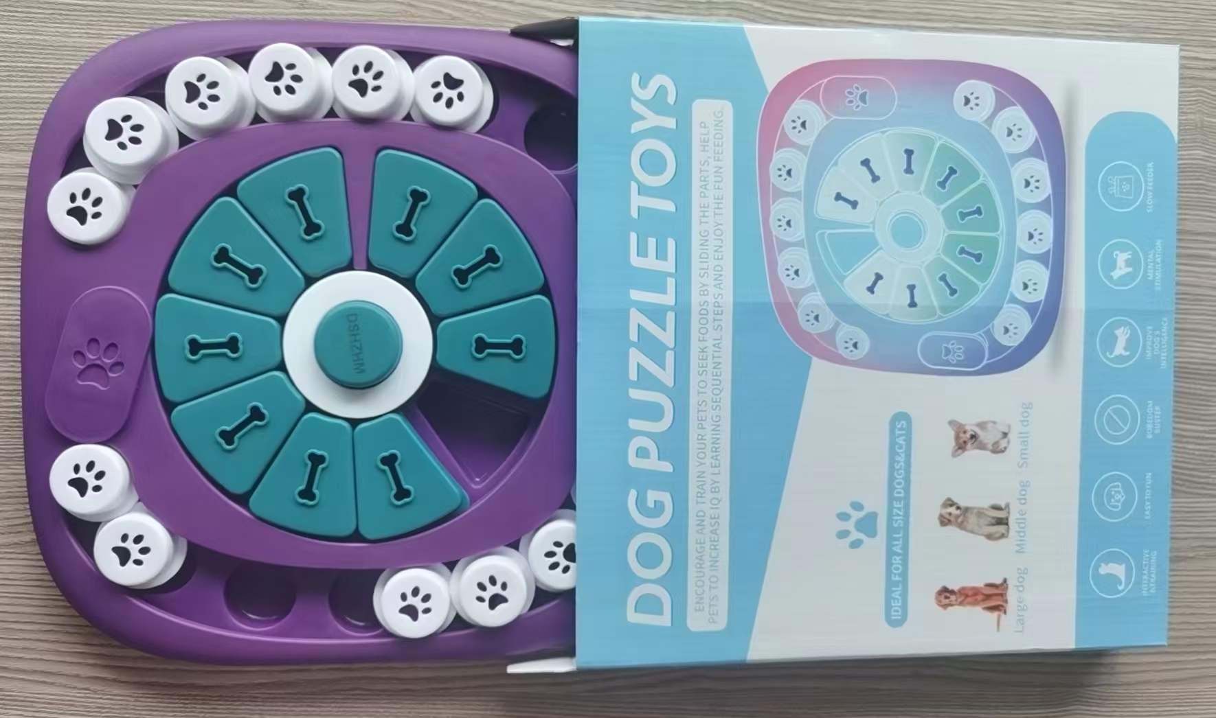 Dog Puzzle Toys, Interactive Treat Puzzle Dog Enrichment Toys For Large Medium Small Dogs — image 5