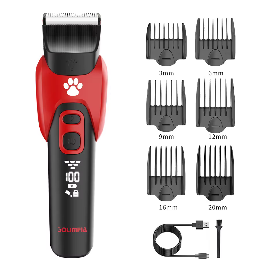 Electric Professional Pet Hair Clipper Big Dog Trimmer Shaver Rechargeable Animal Cats Hair Trimmer Cutting Machine for Sheep — image 6