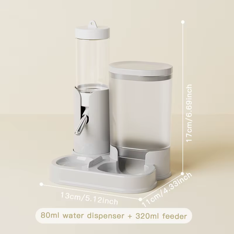 Auto Feeder And Waterer Two-in-One for Hamsters Guinea Pigs Chinchillas - Rolling Ball Water Bottle Integrated Feeding Tool — image 6