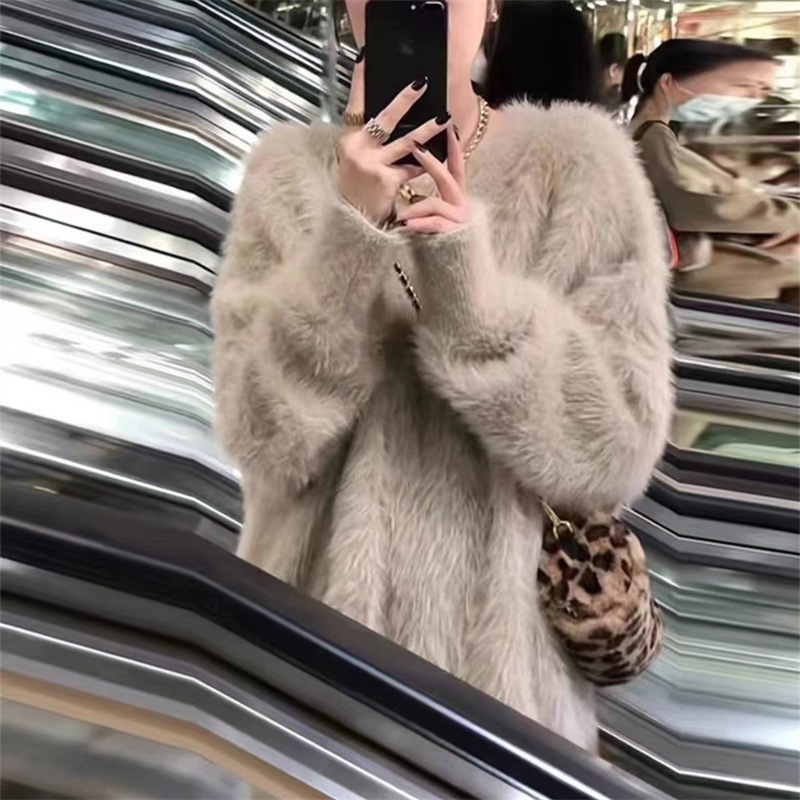 Premium mink fur sweater for women — image 14