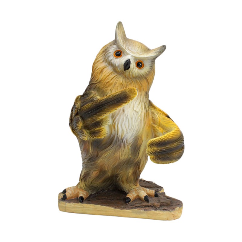 Decoración de Molino para Búhos - Figura Creativa de Resina — imagen 1