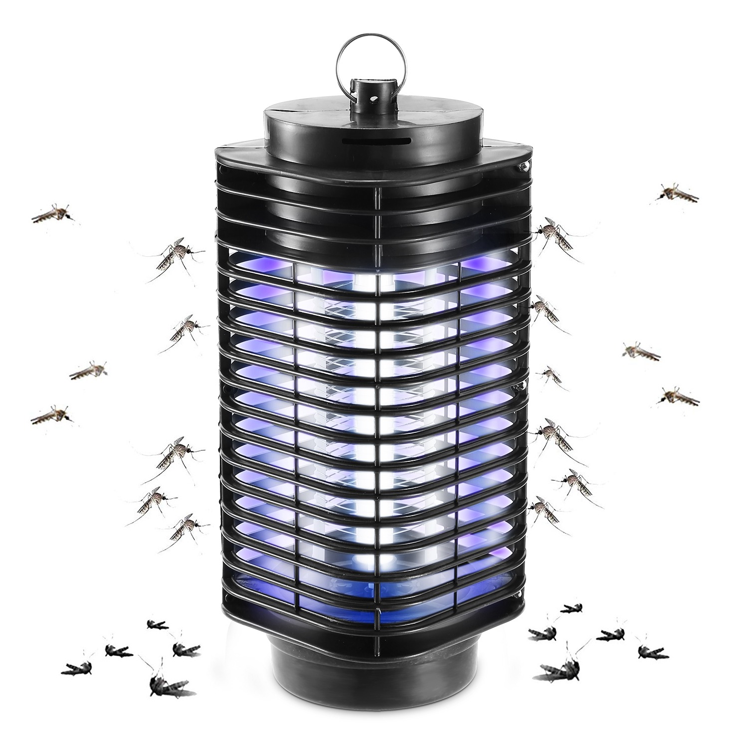 Lampara Electrónica para Atrapar Mosquitos con Luz UV para Verano - Zapatilla de Insectos Silenciosa y Sin Olor — imagen 1
