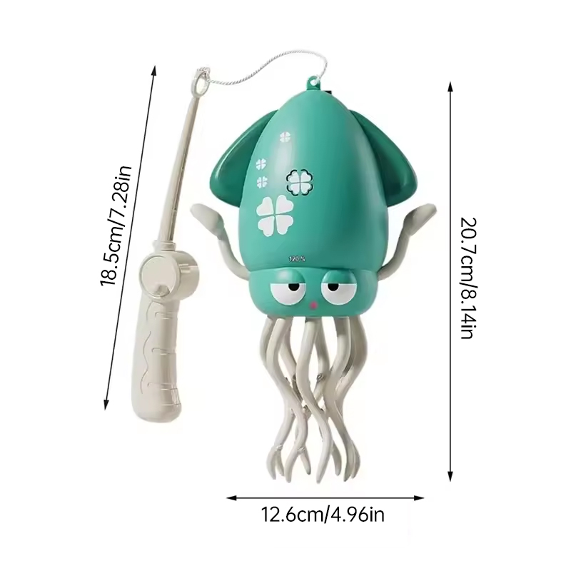 Creative Dancing Squid: auto-sense, obstacle-avoid e-pet with music, lights, rechargeable & interactive gift — image 3