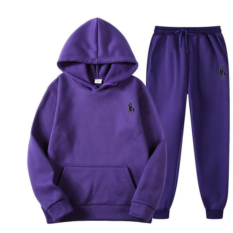 Hooded Sweatshirt Set Unisex with Kangaroo Pocket — image 17