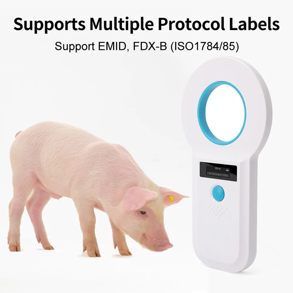 Rechargeable RFID Card ID Reader ISO11784/5 Pet Scanner 134kHz 125kHz Chip Transponder USB 2.0 Microchip Scanner For Animals — image 4