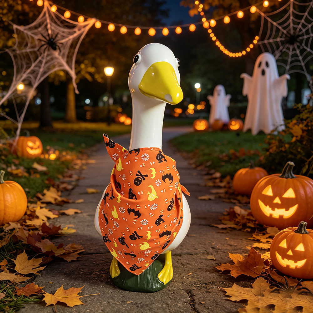 New Popular Halloween Doorway Goose Decoration for Porch Lawn Goose Costume — image 7