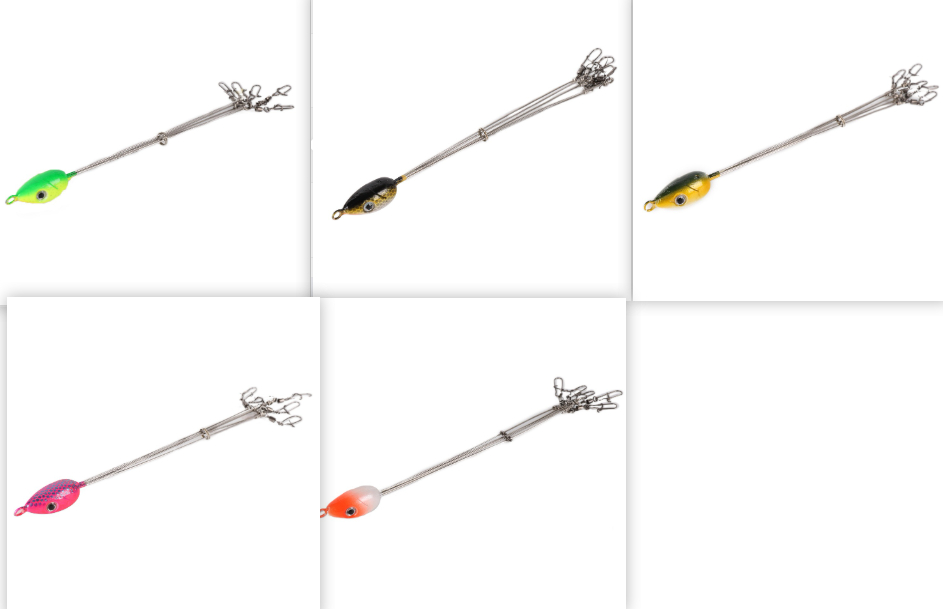 Grupo de equipo de pesca ataque lura falsa — imagen 8