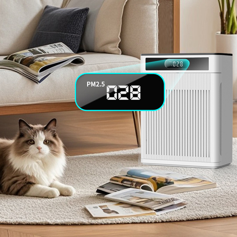 Pet specific suction floating hair intelligent fully automatic sterilization air purifier — image 4